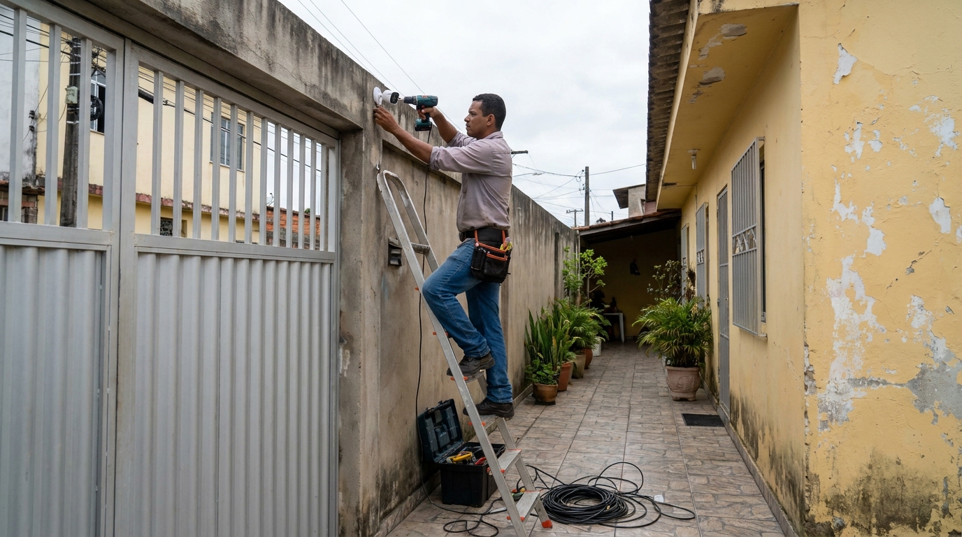 Instalacao de cameras de seguranca profissional em Maringá‑PR