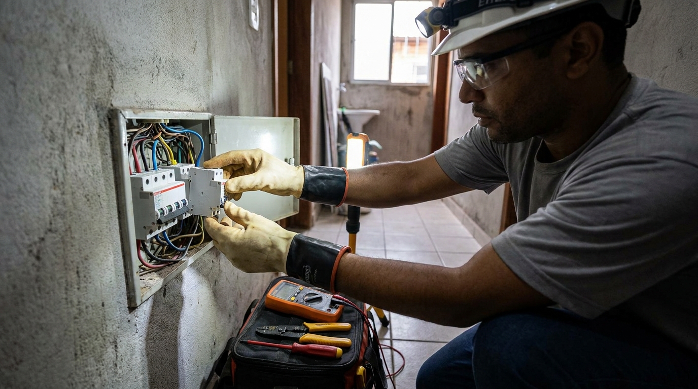 Instalacao de disjuntor profissional em Maringá‑PR