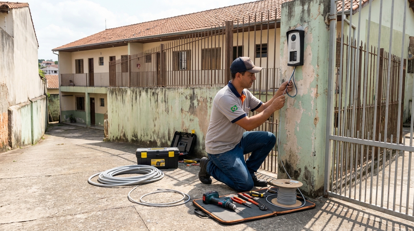 Instalacao de interfone residencial em Maringá‑PR