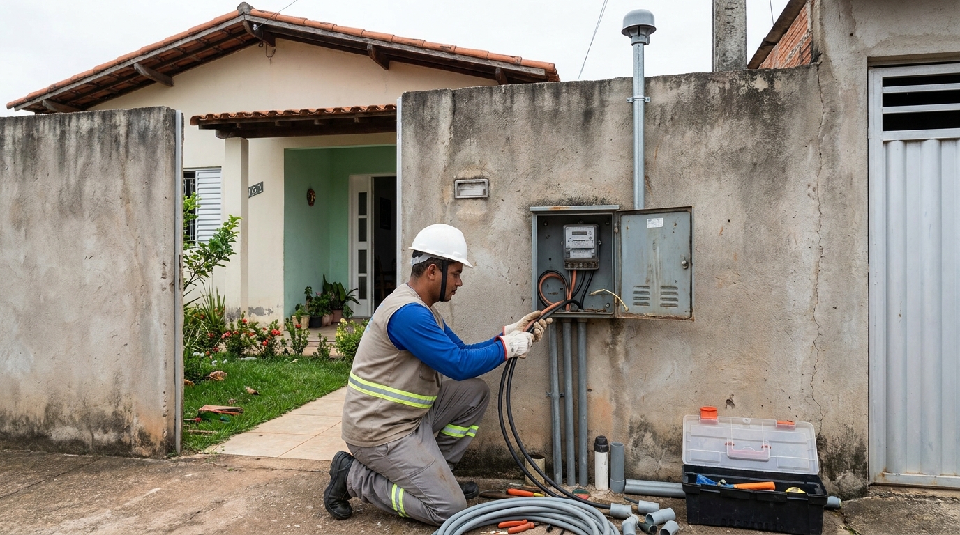 Instalacao de padrao de energia em Maringá‑PR